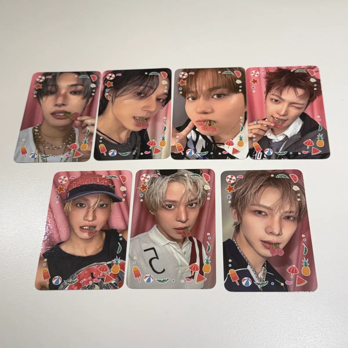 Ateez Choi San Signed Polaroid | Bunjang Global