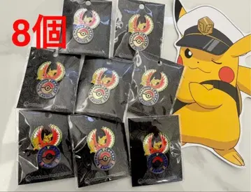 포켓몬 센터 교토 로고 핀즈 8개 세트 핀 배지 kyoto 완판