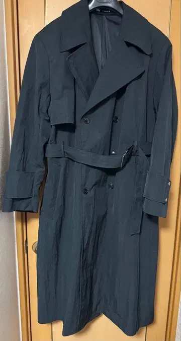 ZARA 트렌치코트 블랙 벨트 포함