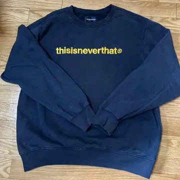 thisisneverthat 크루넥 맨투맨 네이비 L