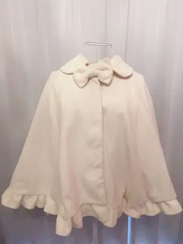 LIZ LISA 안감 꽃무늬 케이프 판초