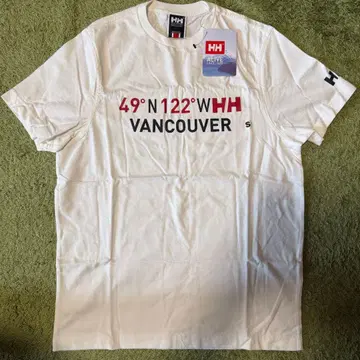 HELLY HANSEN VANCOUVER 한정판 T셔츠 화이트 S 새상품