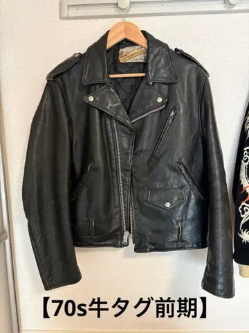 [70s 소 택] schott 618 더블 라이더스