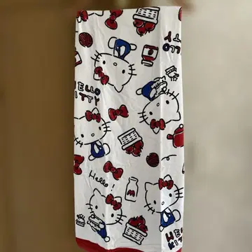 Hello Kitty 올 패턴 페이스 타월