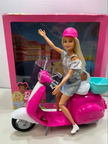 Barbie 스쿠터 세트 인형 본체