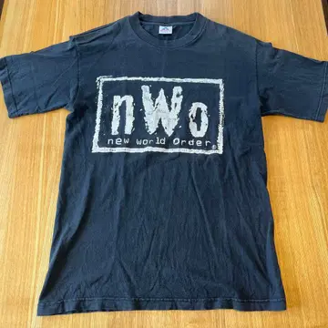 nWo new world order 티셔츠 블랙 M 사이즈