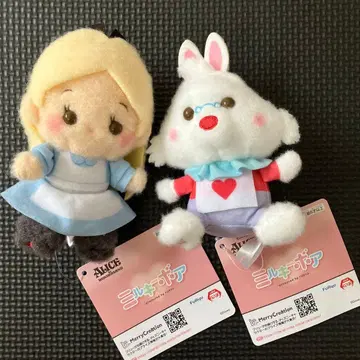 이상한 나라의 앨리스 밀키 보아 마스코트 2개