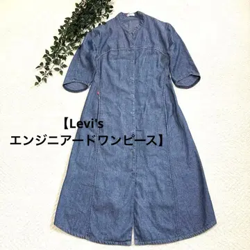 [ Levi's ] 엔지니어드 시리즈 입체 재단 데님 원피스