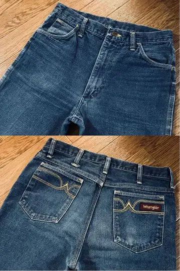 70s Wrangler 7M560 32인치 스트레이트 데님 TALON