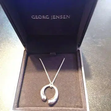 미사용품 GEORG JENSEN 목걸이 실버