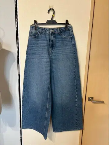 zara 데님 와이드 블루