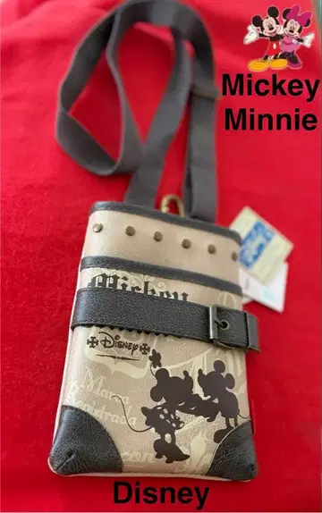 [ 새상품 미사용 ] MICKEY & MINNIE 스마트폰 숄더백