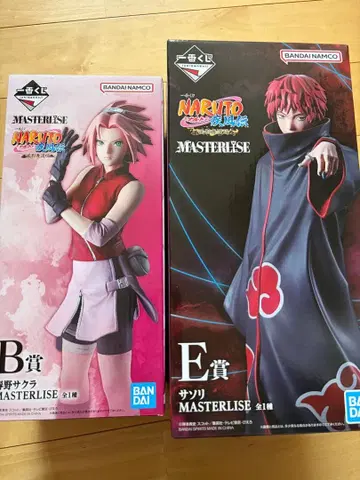 제일복권 NARUTO 돌풍전 B상 사쿠라 E상 사소리 세트