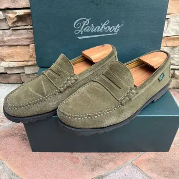 Paraboot CORAUX UA 별주 스웨이드 로퍼 7