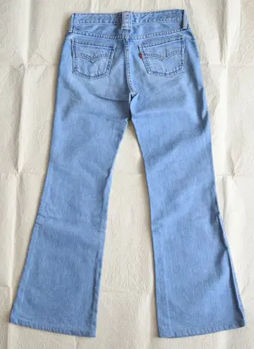 LevI's 리바이스 안장 스티치 28인치 플레어 데님