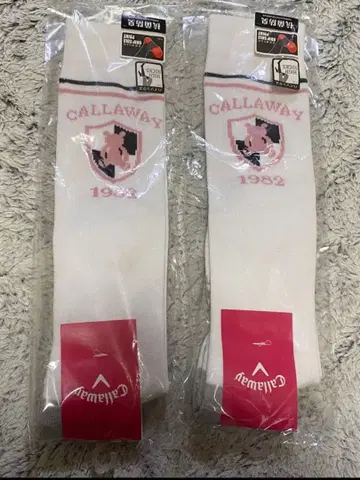 2족 세트 캘러웨이 여성용 항균 방취 하이삭스 골프