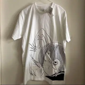 그라니프 게게게의 키타로 키타로 눈알 아저씨 T셔츠 화이트 L사이즈