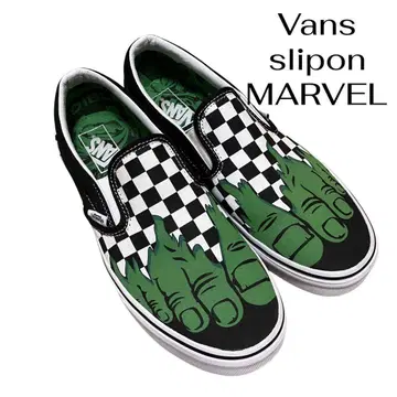 [새상품급] Vans slipon 슬립온 MARVEL 헐크 마블 콜라보
