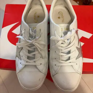 Converse All Star 화이트 실버 스니커즈