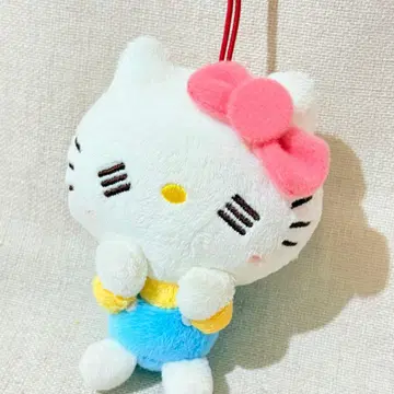 키티 봉제 인형 키링 스트랩