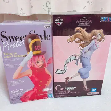 원피스 제일복권 롱 타월 푸딩 레베카 피규어 3종 세트