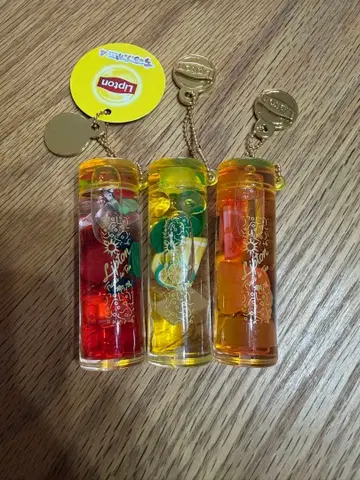 Lipton 리프톤 츄루푸카 참 4 키링 3종 세트