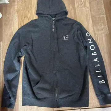 Billabong 집업 후드티 다크 그레이 XL 가을 옷