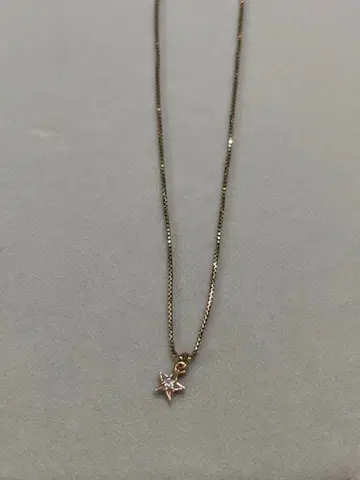 agete 아가트 K10 스타 모티브 목걸이 YG