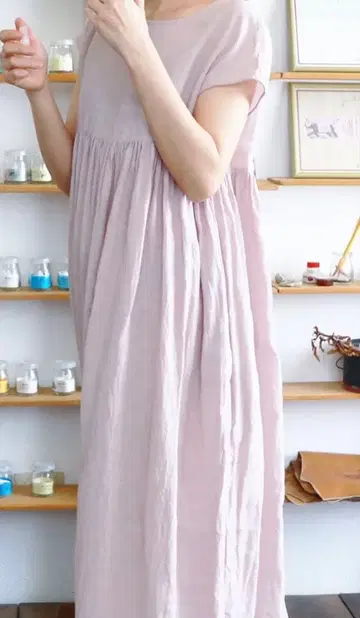 누노모노 웍스 린넨 원피스