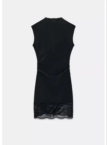 [완판템] 택 포함 미사용 새상품 ZARA 스트레치 레이스 숏 원피스