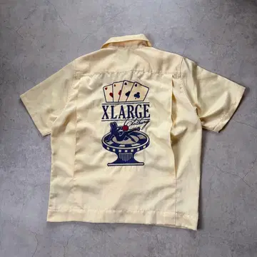 X-LARGE 엑스라지 오픈 카라 반팔 셔츠