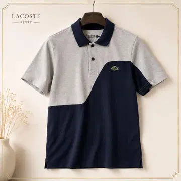 LACOSTE SPORT 피케 셔츠 바이컬러