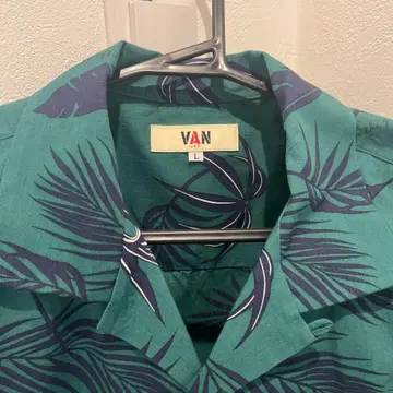 VAN JAC 썸머 셔츠 그린 사이즈 L