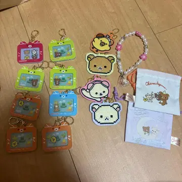 네오리라 복권 아크릴 찰랑키링 복조리 비즈 스트랩 15개