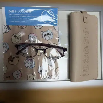 Zoff 치이카와 (먼작귀) 콜라보 안경 본체 렌즈 교환권 포함