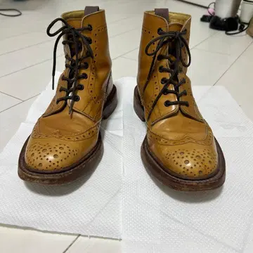 새상품급 Tricker's 트리커스 카운트리 부츠 브라운