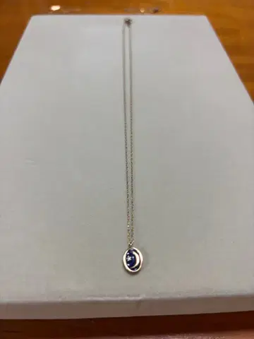 ete K10 YG 달과 별 모티브 목걸이