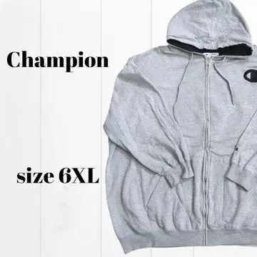챔피온 챔피온 후드티 6XL 그레이