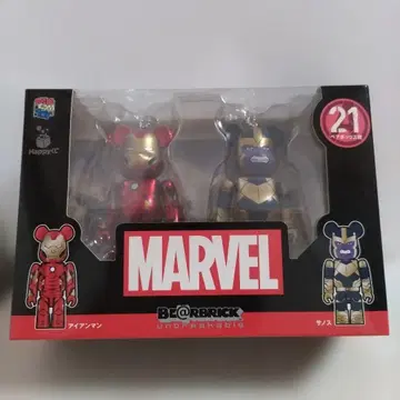 MARVEL BE@RBRICK 아이언맨 타노스 2체 세트