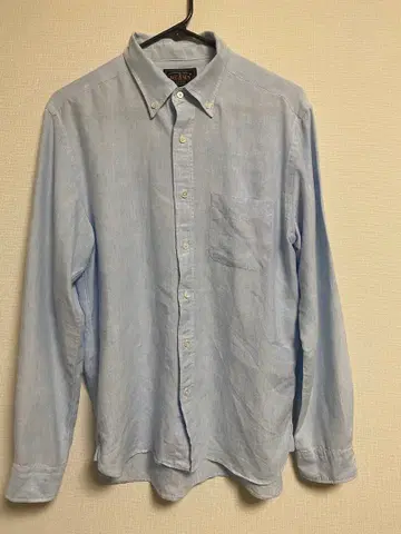 BEAMS PLUS 린넨 색스 블루 COOLMAX