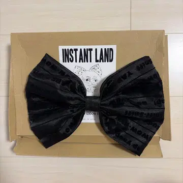 INSTANT LAND SIIILON 리본 머리핀
