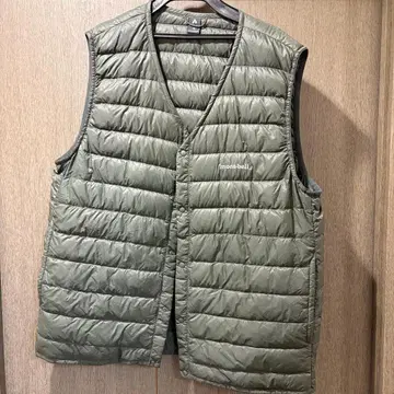 mont-bell EX800 다운 베스트 V넥 XL