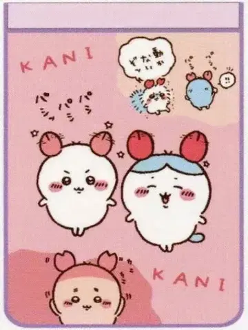 새상품 치이카와 냉감 담요 카니짱 헌책방 핑크