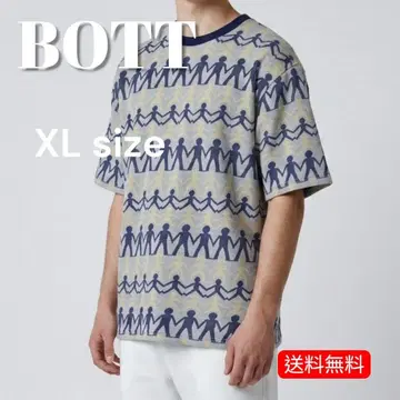 새상품급 BoTT 보트 올 패턴 티셔츠 XL 사이즈
