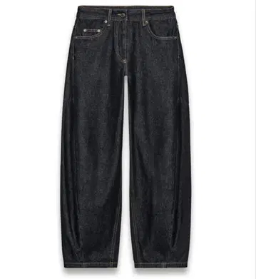 ZARA ZW COLLECTION 벌룬 미드라이즈 데님 팬츠 36