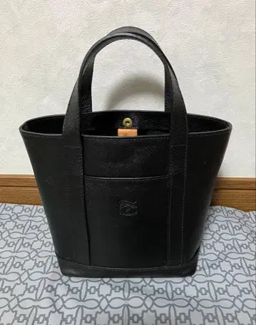 ILBISONTE 일비종떼 핸드백 토트백 가죽 블랙
