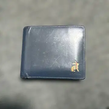 Paul Smith 이단 접이식 지갑 토끼 모티브 네이비