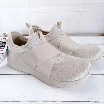미사용 SKECHERS BOBS SQUAD 26cm 슬립온