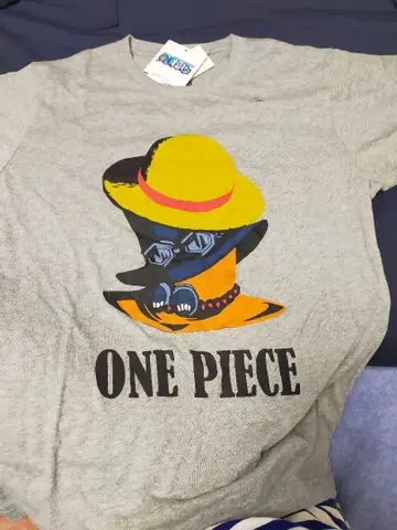 ONE PIECE 루피 T셔츠 그레이