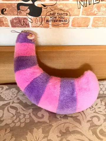 체셔 고양이 스트랩 봉제 인형 마스코트 꼬리